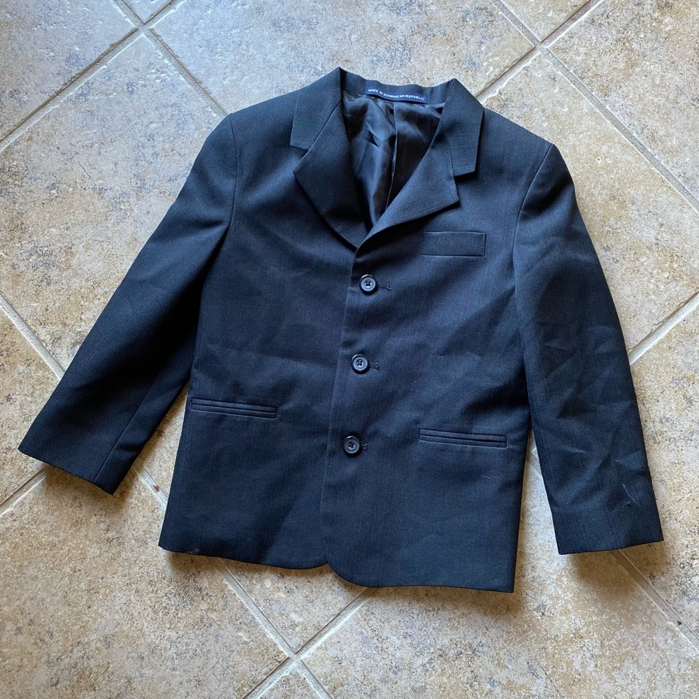 Dockers - Boys black thin striped blazer, 6R